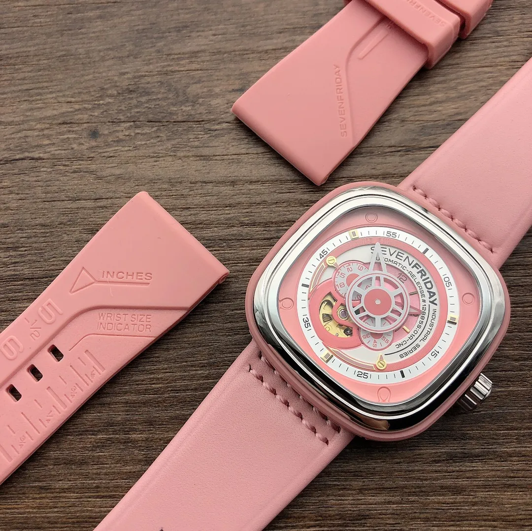 【Tmall Authentic Product】💰1720! Romantic white Christmas gift! 100% original parts order, excellent quality Product name: SevenFriday Model: SF-P2B/02 The latest hot model, size: 47*13mm Movement: Japanese Citizen movement, long and short needle design, clear time, thickened mineral glass; Italian cow leather strap; original pin buckle, pay attention to the details, authentic version, real wood, brand new set